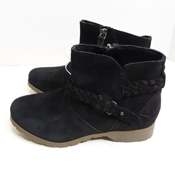 Teva Women's 6M Black Leather Ankle Boot - Picture 10 of 10